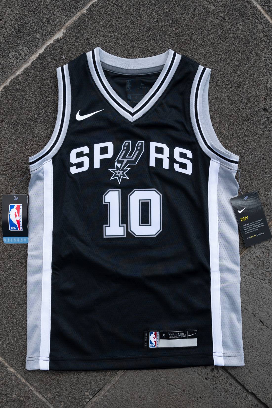 Nike NBA Youth San Antonio Spurs DeMar DeRozan #10 Swingman City Edition Jersey