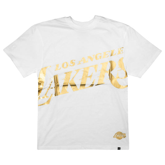 Los Angeles Lakers Vintage Wilson Oakridge Print Tee