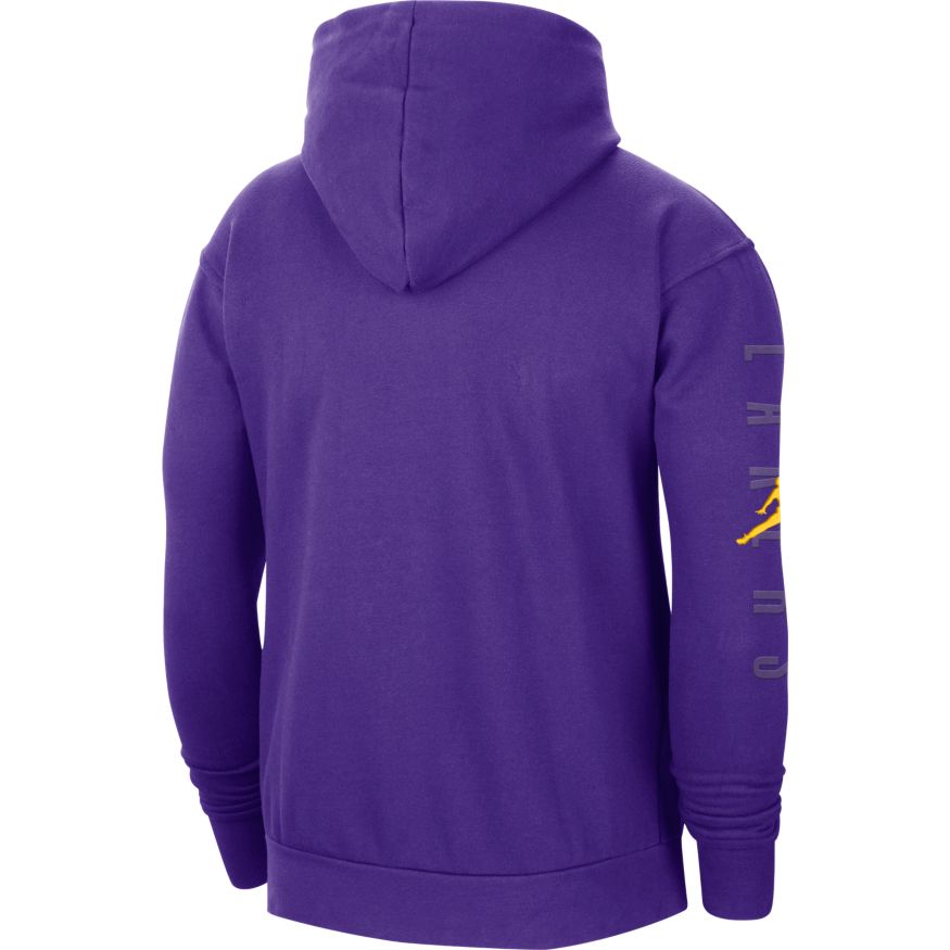 L.A. Lakers Courtside Statement Jordan NBA Fleece Pullover Hoodie