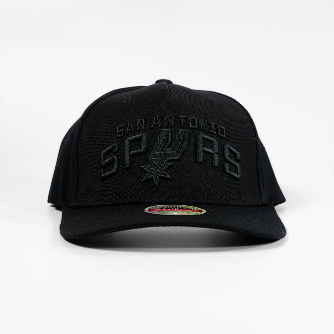 San Antonio Spurs Black Team Logo 5 Panel Classic Red Snapback