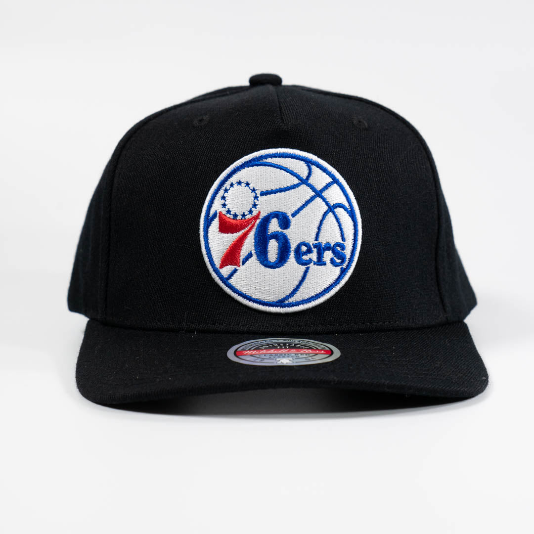 Philadelphia 76ers Team Logo 5 Panel Classic Red Snapback