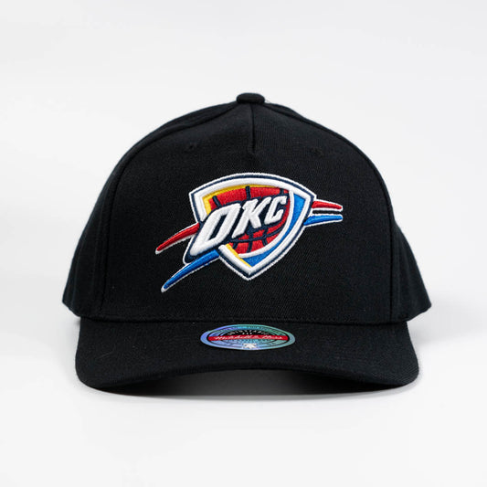 Oklahoma City Thunder Team Logo 5 Panel Classic Red Snapback