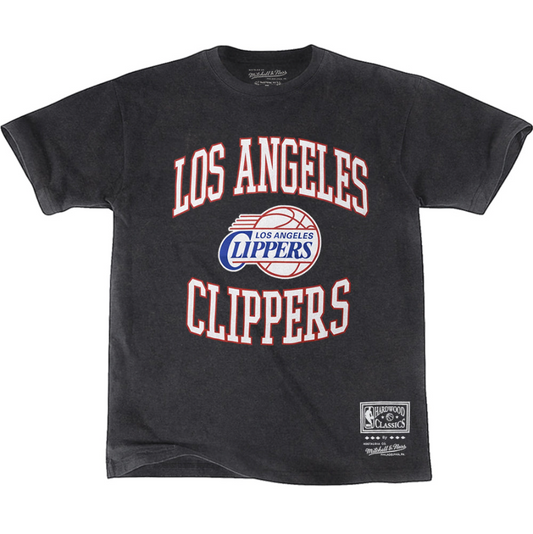 L.A CLIPPERS VINTAGE CREST LOGO T-SHIRT