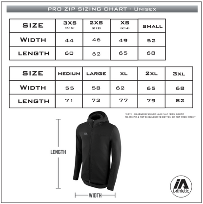 iAthletic Pro Zip Hoodie - Navy