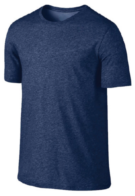 iathletic performance short sleeve Tee - Navy Marle