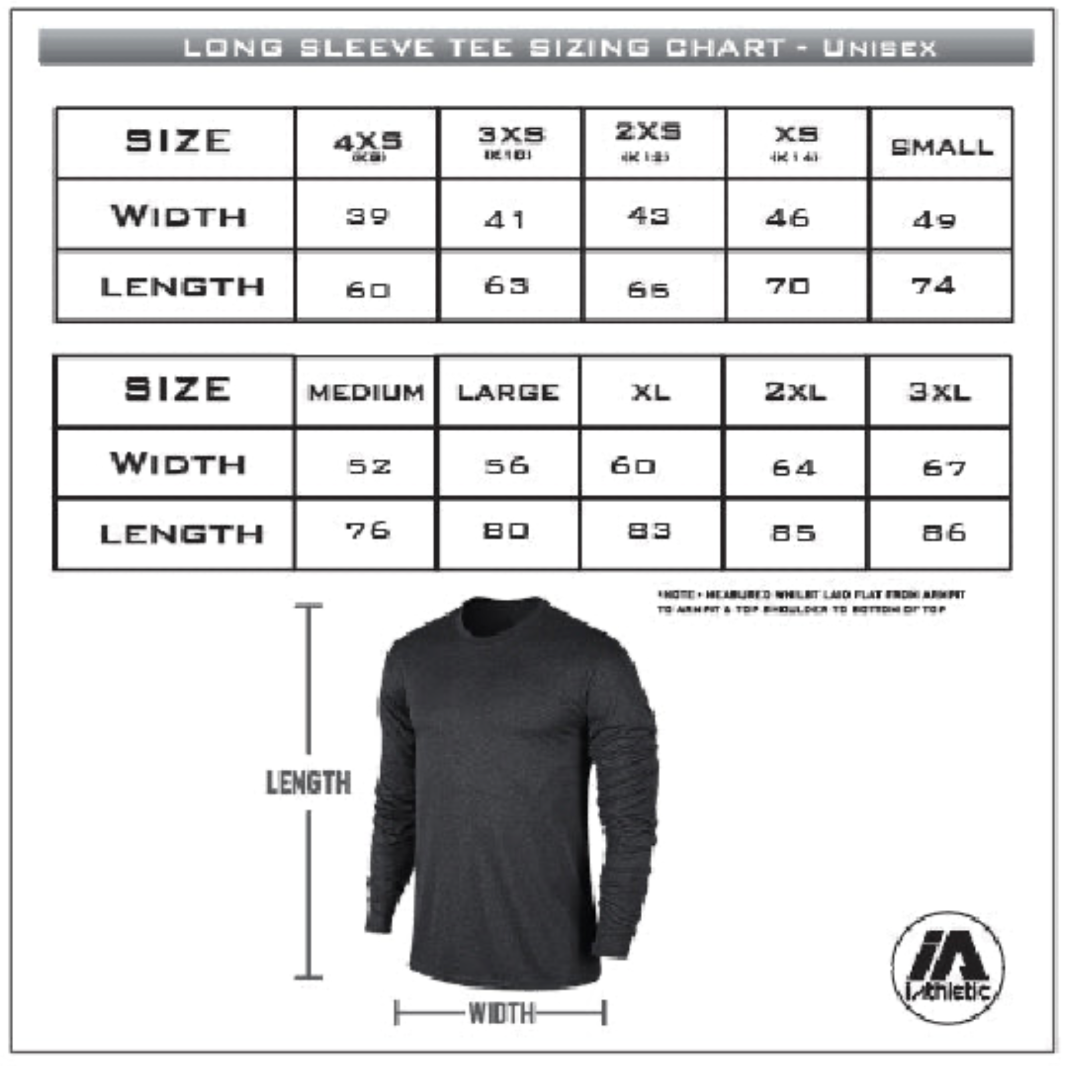 iathletic performance long sleeve Tee - royal Marle