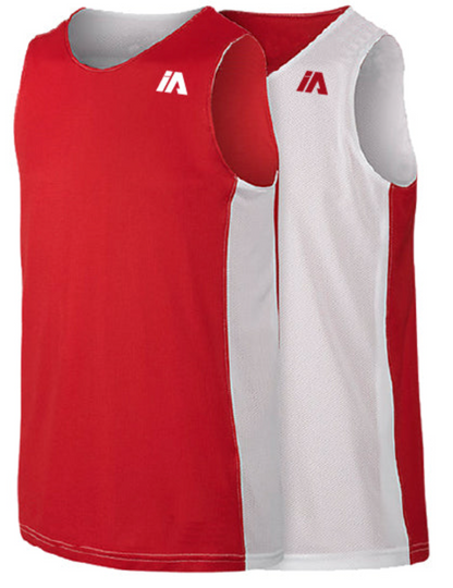 iathletic Training Reversible Singlet - Red/White