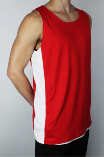 iathletic Training Reversible Singlet - Red/White