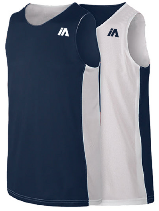 iathletic Training Reversible Singlet - Navy/White