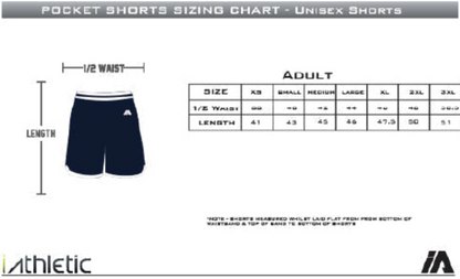 iathletic Casual Pocket Shorts Womens - Miami