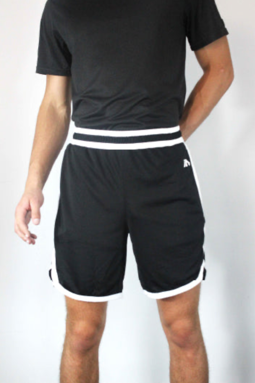 iathletic Casual Pocket Shorts Mens - Black/White