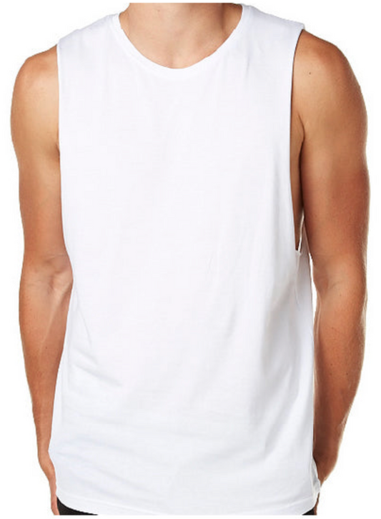 iAthletic Cotton Tank - White