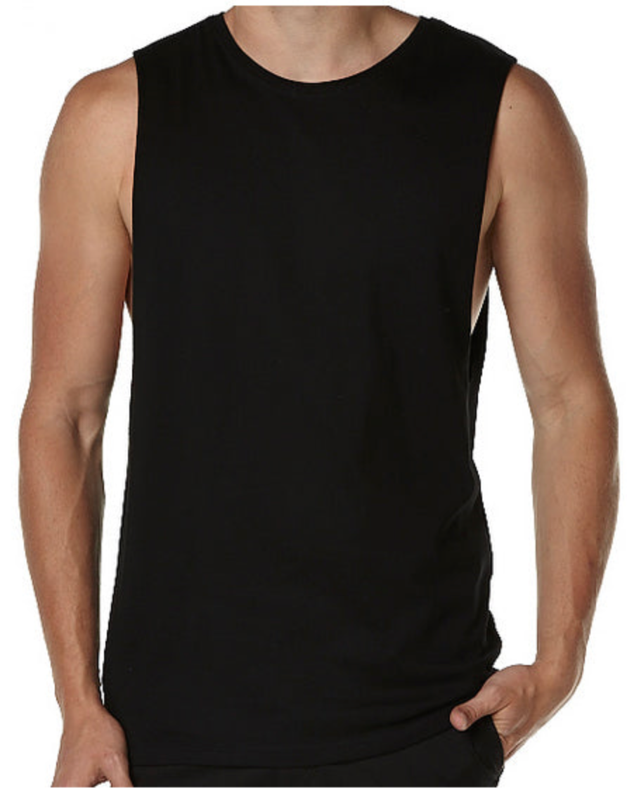 iAthletic Cotton Tank - Black