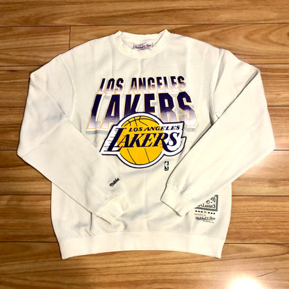 L.A. Lakers VINTAGE 90S BLOCK BLUR CREW