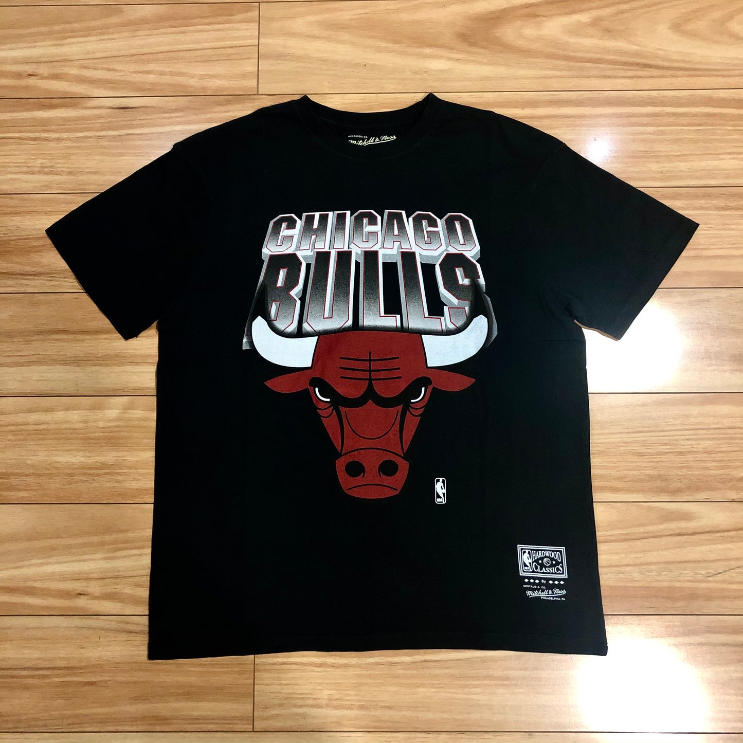 CHICAGO BULLS VINTAGE 90S BLOCK BLUR TEE