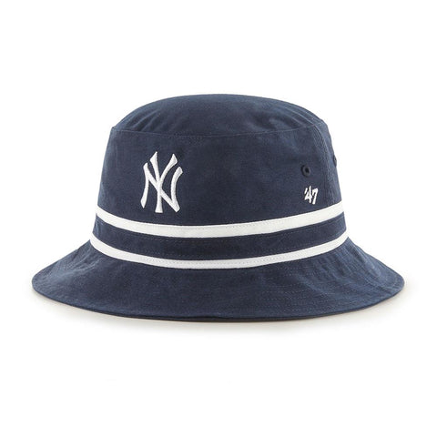 NY Bucket Hat Navy on Tan – Favourite Daughter