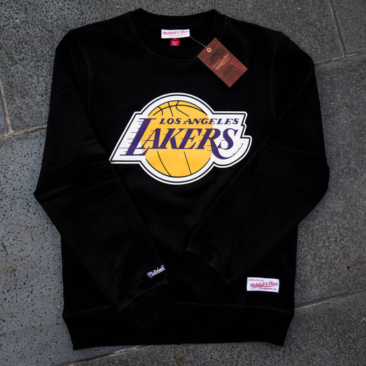 L.A LAKERS BASIC TEAM LOGO CREW